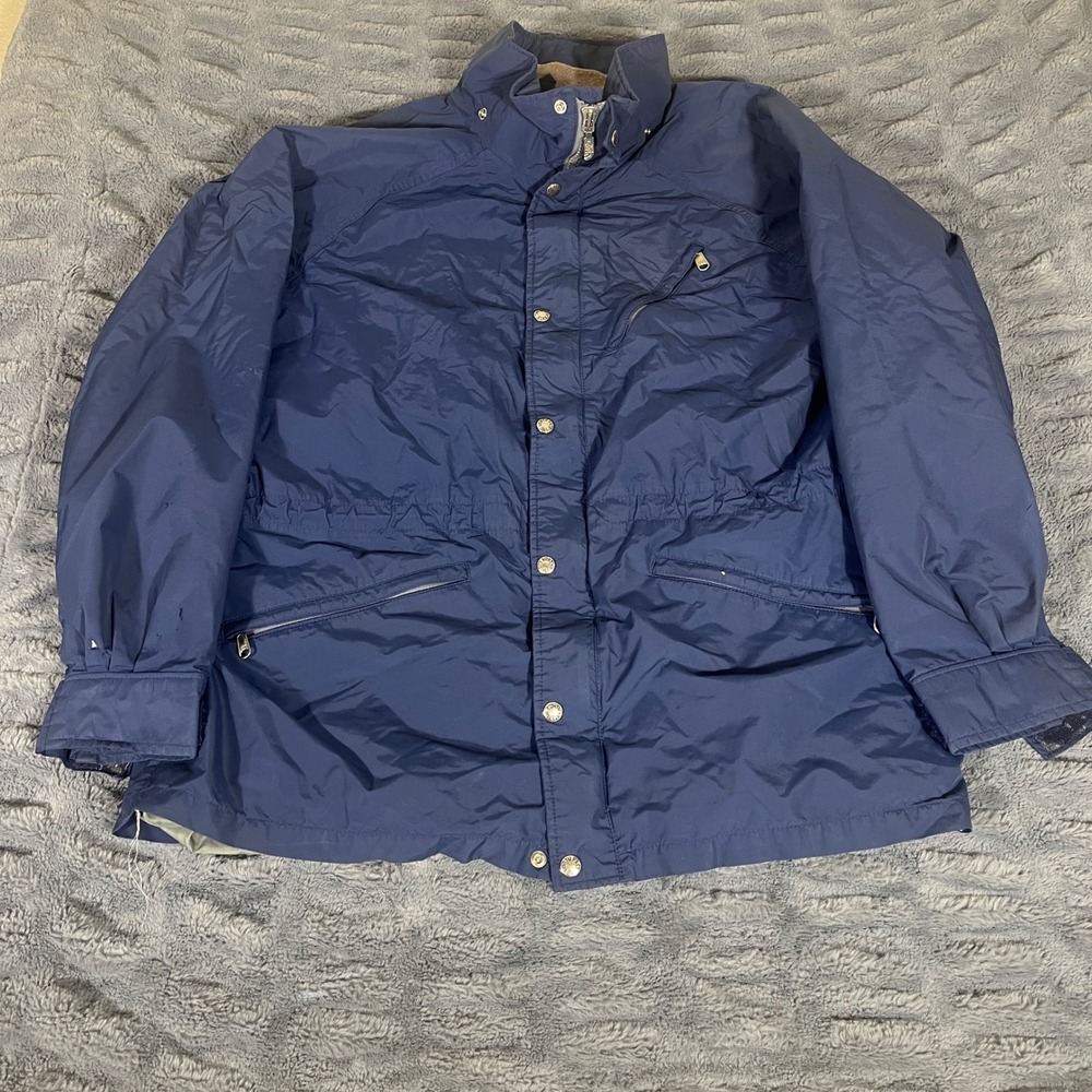 The North Face Vintage Gore-Tex Mountain Jacket Navy Blue XL Made in USA AP303
